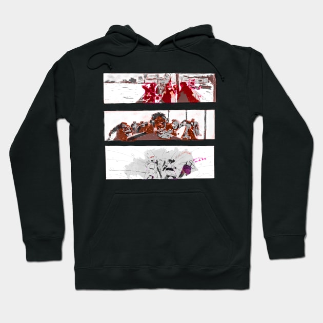 Zombie parade Hoodie by Ninjanese_art